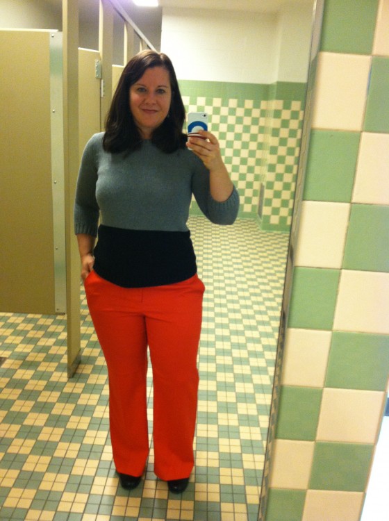 Orange pants!