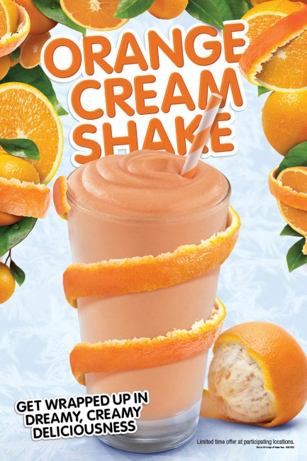 arby's orange cream shake